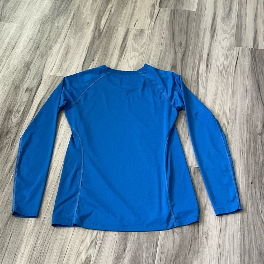 Nike Royal Blue Long Sleeve Performance Top dry fit size M - Picture 6 of 6